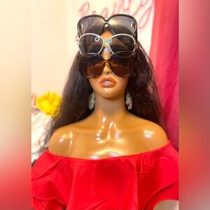 Stylish Women's Sunglasses Set - Black , Tortoise , Jade